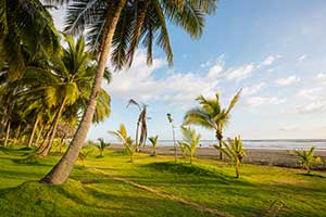 Photo of the Costa Rican coastline